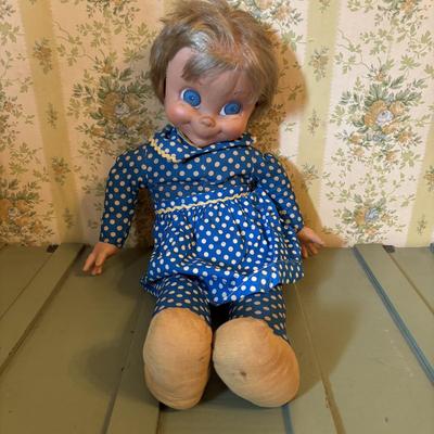 LOT 72: Vintage McDonald's Hamburglar Stuffed Dolls, Jack Frost Sugar Stuffed Doll & Mrs. Beasley Dolls
