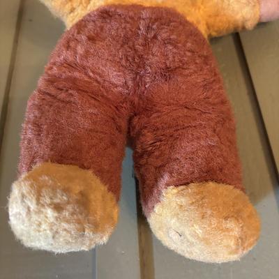 LOT 73: Vintage Toys & Plushes: Wind-up Walking Doll, Wind-up Train Station, Musical Motion Swan, Monkey "Press Here" for...