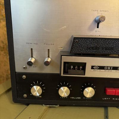 LOT 74: Vintage OKI 300 Stereo Tape Recorder - untested