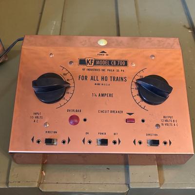 LOT 75: KF Industries Power Pack & Tyco HO Train Set Manufactured by Mantua Metal Products, Woodbury Heights, NJ
