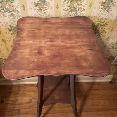 LOT 77: Ready to Refurbish Finds: Chest of Drawers & Table