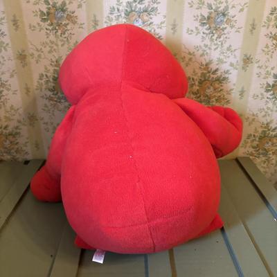 LOT 78: Toys R Us 35th Birthday Elmo, Macys Thanksgiving 2002 Kermit Frog Plush w/Camera, Macy's 2001 Curious George Macy's...