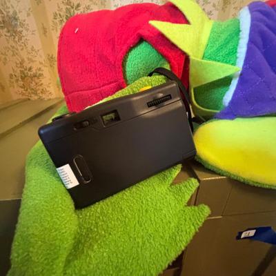 LOT 78: Toys R Us 35th Birthday Elmo, Macys Thanksgiving 2002 Kermit Frog Plush w/Camera, Macy's 2001 Curious George Macy's...