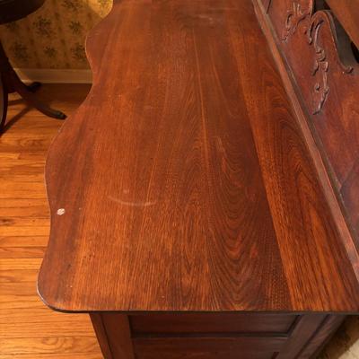 LOT 79: Anique Tiger Oak Drawer Dresser