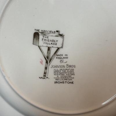 LOT 82: Johnson Bros. of England Ironstone Dishware: The Friendly Village Collection