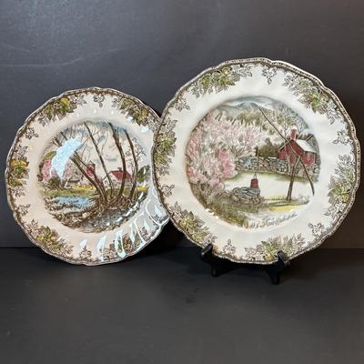 LOT 82: Johnson Bros. of England Ironstone Dishware: The Friendly Village Collection