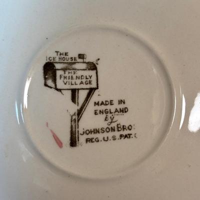 LOT 82: Johnson Bros. of England Ironstone Dishware: The Friendly Village Collection