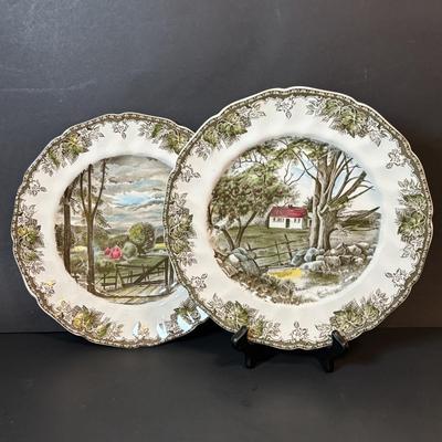 LOT 82: Johnson Bros. of England Ironstone Dishware: The Friendly Village Collection