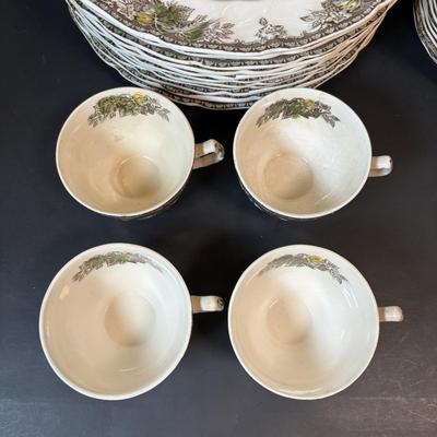 LOT 82: Johnson Bros. of England Ironstone Dishware: The Friendly Village Collection