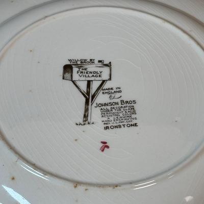 LOT 82: Johnson Bros. of England Ironstone Dishware: The Friendly Village Collection