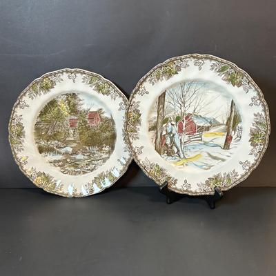 LOT 82: Johnson Bros. of England Ironstone Dishware: The Friendly Village Collection