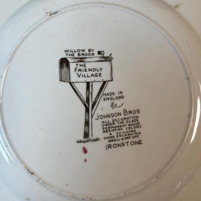 LOT 82: Johnson Bros. of England Ironstone Dishware: The Friendly Village Collection