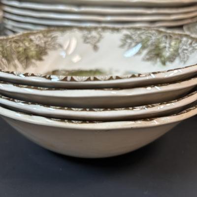 LOT 82: Johnson Bros. of England Ironstone Dishware: The Friendly Village Collection