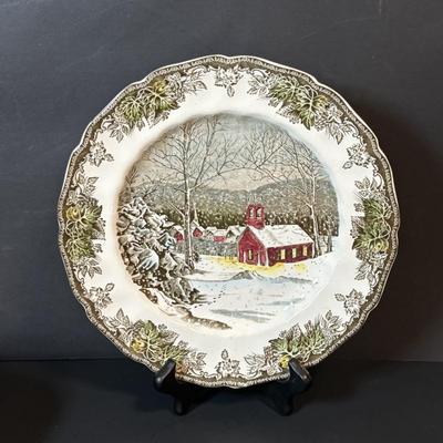 LOT 83: Johnson Bros. of England Ironstone Serving Dishware: The Friendly Village Collection