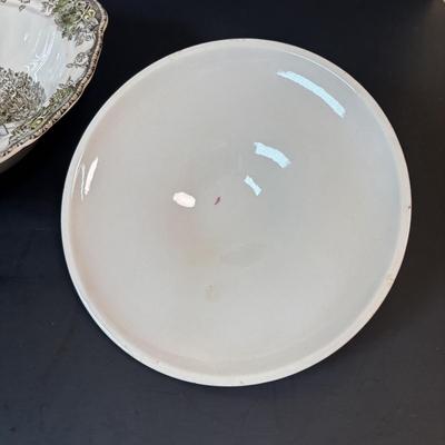 LOT 83: Johnson Bros. of England Ironstone Serving Dishware: The Friendly Village Collection