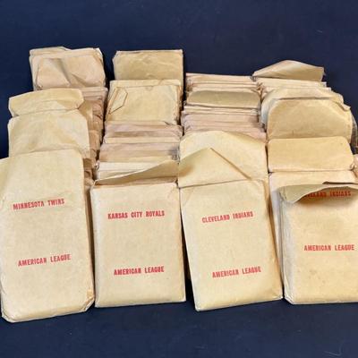 LOT 91: APBA Baseball Game Cards 75+ Packets