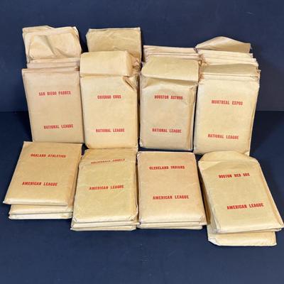 LOT 91: APBA Baseball Game Cards 75+ Packets