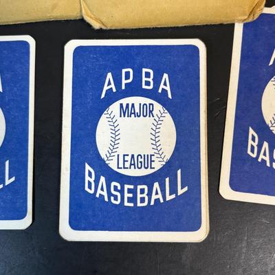 LOT 91: APBA Baseball Game Cards 75+ Packets
