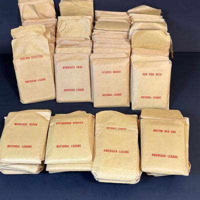 LOT 91: APBA Baseball Game Cards 75+ Packets