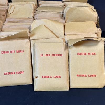 LOT 91: APBA Baseball Game Cards 75+ Packets