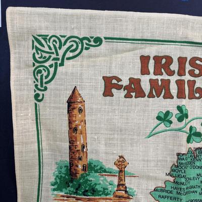 LOT 96: Celebrating Ireland & More Collection: Made in Ireland Linens, Dolls, Glassware, Dolls, Made in USA Green Pitcher/Vase