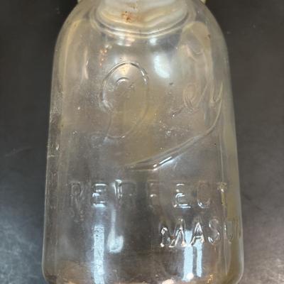LOT 99: Vintage Canning Jars w/Zinc Lids: Ball, Atlas, Drey