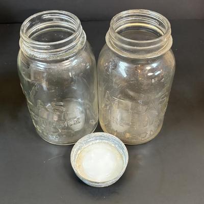 LOT 99: Vintage Canning Jars w/Zinc Lids: Ball, Atlas, Drey