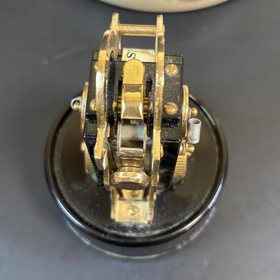 LOT 101: Vintage Edison Stock Exchange Ticker Tape Lighter w/Glass Dome, Holts Cigar Company Ashtrays, Pipe Holders & More