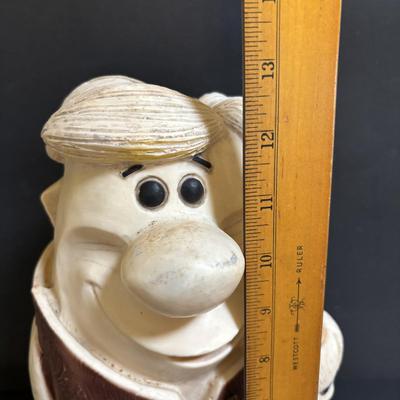 LOT 102: Vintage Hanna-Barbara: Barney Rubble & Bam Bam Bank, Flintstones Glasses & Mister Magoo Glasses