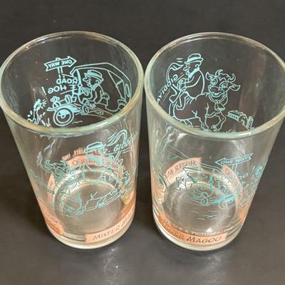 LOT 102: Vintage Hanna-Barbara: Barney Rubble & Bam Bam Bank, Flintstones Glasses & Mister Magoo Glasses