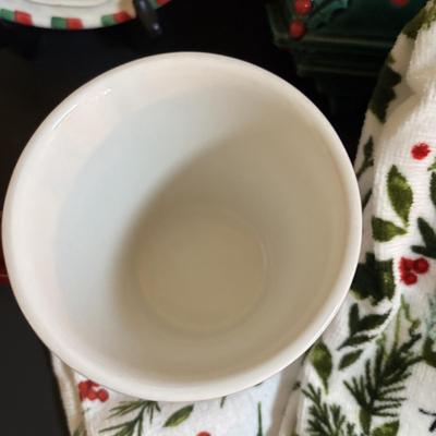 LOT 108: Ceramic Hanging Lanterns/Votive Holders and Holiday Decor