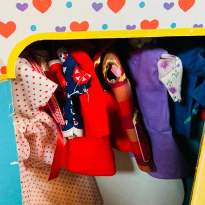 LOT 245: Vintage Mattel’s Skippers Dream Room Paper Doll House with Accessories From 1964