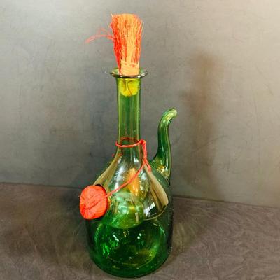 LOT 247: For the Bar Collection Featuring an Antique/Vintage Johnnie Walker Scotch Wooden Walking Man Display Figurine and Two (2) Decanters