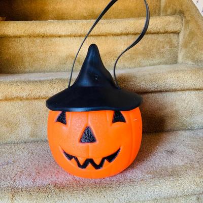 LOT 250: Collection of Jack-O-Lantern Trick Or Treat Buckets From Empire, Renzi Corp and More