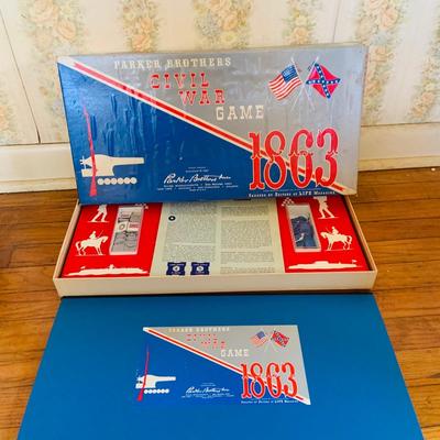 LOT 259: Collection of Vintage Children’s Board Games - Mary Poppins by Whitman, I Spy by Ideal Civil War Game by Parker Brothers,...