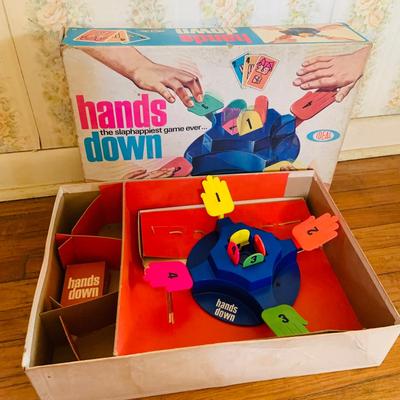 LOT 260: Vintage Children’s Games Including Sandlot Slugger by Milton Bradley, Spiroman by Kenner and Hands Down by Ideal