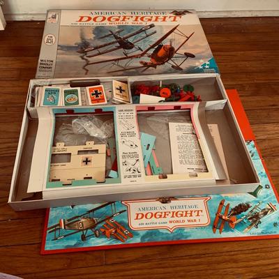 LOT 261: Set of Four (4) Vintage Milton Bradley American Heritage Board Games