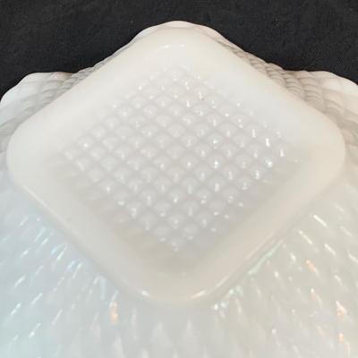 LOT 264: Selection of Milk Glass Bowls, Dishes Cups and Compote