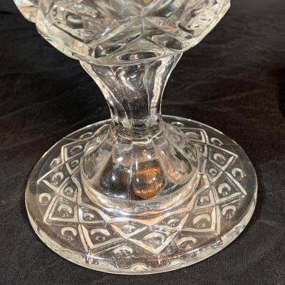 LOT267: Beautiful Colored Glass Collection Including Vases, Ashtray, Decanter and Crystal Lidded Jar