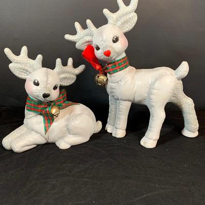 LO 269: Assortment of Vintage Christmas Decorations and More Including Vintage Hallmark Paper Bowls Knee Hugger Style Santa in Ceramic...