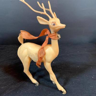 LO 269: Assortment of Vintage Christmas Decorations and More Including Vintage Hallmark Paper Bowls Knee Hugger Style Santa in Ceramic...