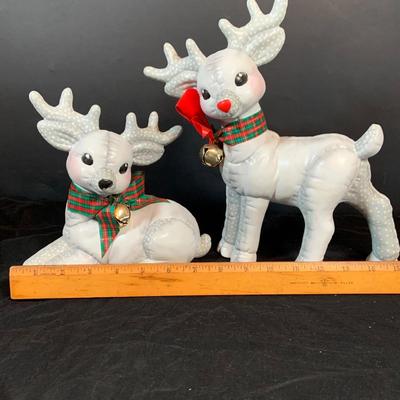 LO 269: Assortment of Vintage Christmas Decorations and More Including Vintage Hallmark Paper Bowls Knee Hugger Style Santa in Ceramic...