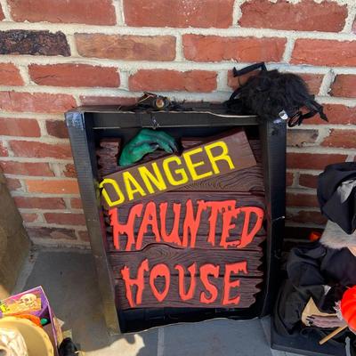 LOT 273: Collection of Halloween Indoor and Outdoor Decorations