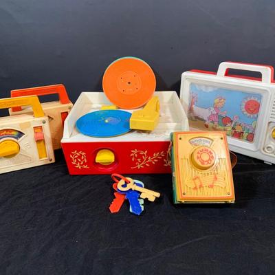LOT 274: Collection of Vintage Fisher Price and Other Young Children’s Toys