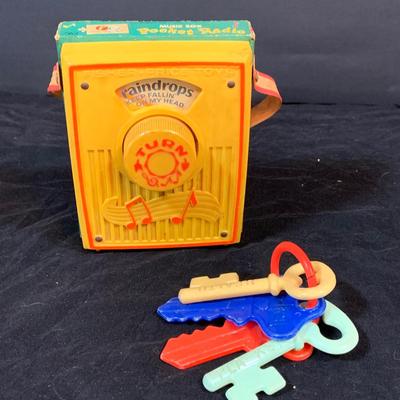 LOT 274: Collection of Vintage Fisher Price and Other Young Children’s Toys