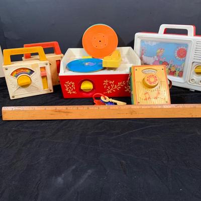 LOT 274: Collection of Vintage Fisher Price and Other Young Children’s Toys