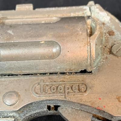 LOT 267: Collection of Vintage Hubley Metal Toys, -Firetruck, Kiddie Car, and Two (2) Trooper Toy Guns