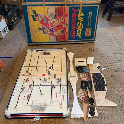 LOT 278: Vintage Sears All-Star Hockey Metal Game by Munro Games