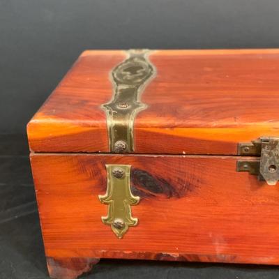 LOT 282: Assortment of Cedar and Other Wood Boxes and Cases By Lane and Others