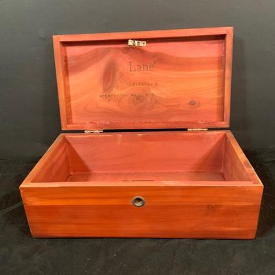 LOT 282: Assortment of Cedar and Other Wood Boxes and Cases By Lane and Others